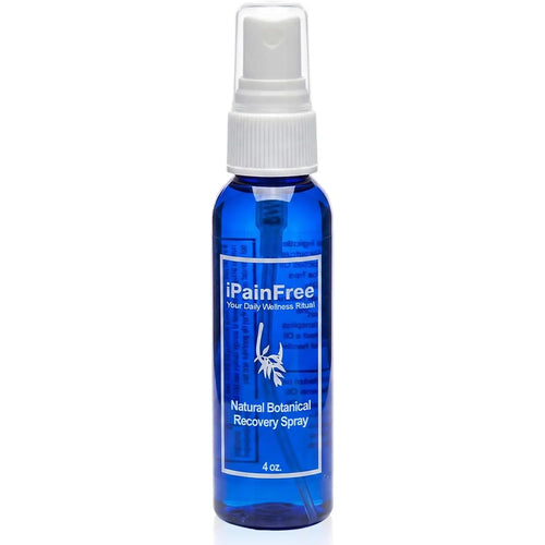iPainFree Botanical Recovery Spray 4 Fl Oz Eucalyptus Jojoba Aloe Vera Grapeseed Oil Body Comfort Spray Non-Greasy Massage Oil Spray for Active Lifestyle Wellness Made in Texas