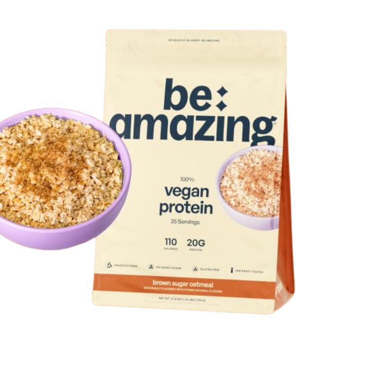 Be Amazing Vegan Protein Powder | Plant | Prebiotic Fiber | Gluten Free | Non Dairy | Low Sugar | Great Tasting | Dole Whip | Brown Sugar Oatmeal | IHOP