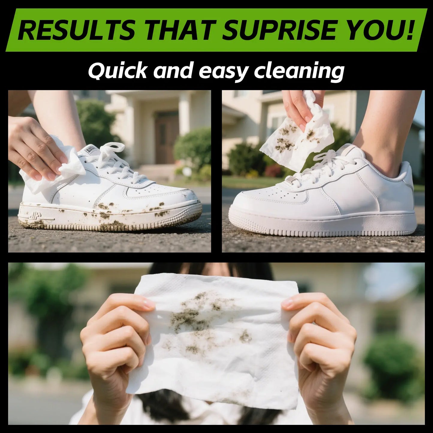 X-SMILE Shoe Care Kit (1 set): Shoe cleaning and care kit including dry cleaner, stain removal wipes, basketball shoe cleaner, and dedicated brushes