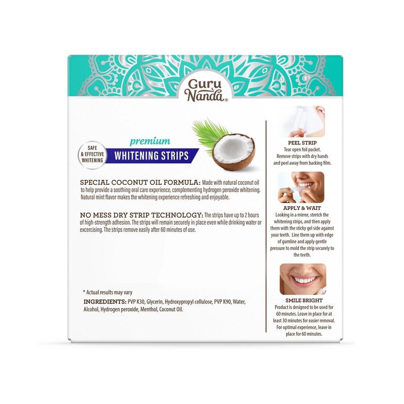 Teeth Whitening Strips - 7-Day Treatment with -Non-Slip Dry Technology for Comfort & Contact