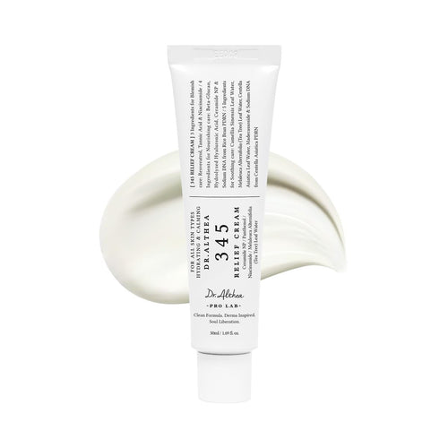 [Dr.Althea Official] 345 Relief Cream - Daily Face Moisturizer, Blemish Relief Care, Soothing Recovery, Vegan Korean Skincare