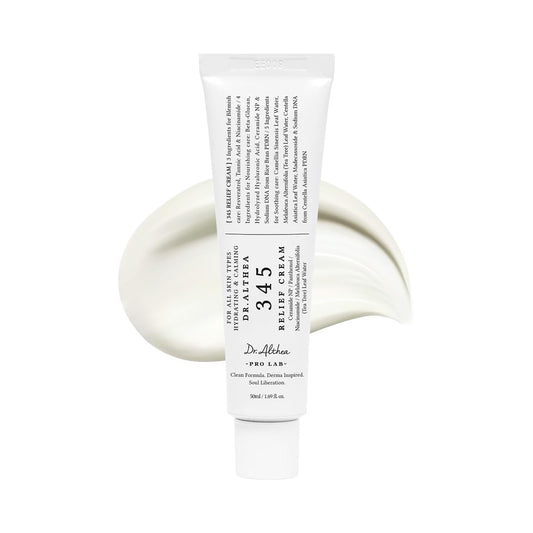 [Dr.Althea Official] 345 Relief Cream - Daily Face Moisturizer, Blemish Relief Care, Soothing Recovery, Vegan Korean Skincare