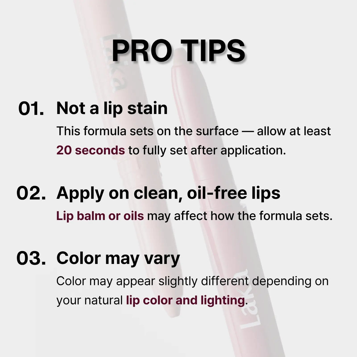 [Laka] Easy Glide Lip Liner — Creamy, Blendable Color with Smooth Application