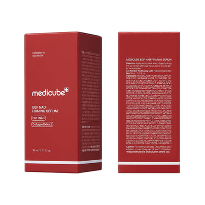[NEW] [medicube] NAD+ EGF Firming Serum | NAD+, EGF, Collagen Extract, Anti-aging, Plumping, Radiance Boosting Serum | Cares for Look of Fine Lines, Skin Elasticity & Firmness For Youthful-looking Skin (30ml / 1.01 fl. oz.) | Korean Skincare, K-Beauty