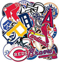 Baseball Team Fans Logo Stickers Major League Baseball All 30 Teams Collection Waterproof Vinyl Sticker Include Twins and Brewers for Hydro Flasks Laptops Water Bottle Skateboard 30 Pack