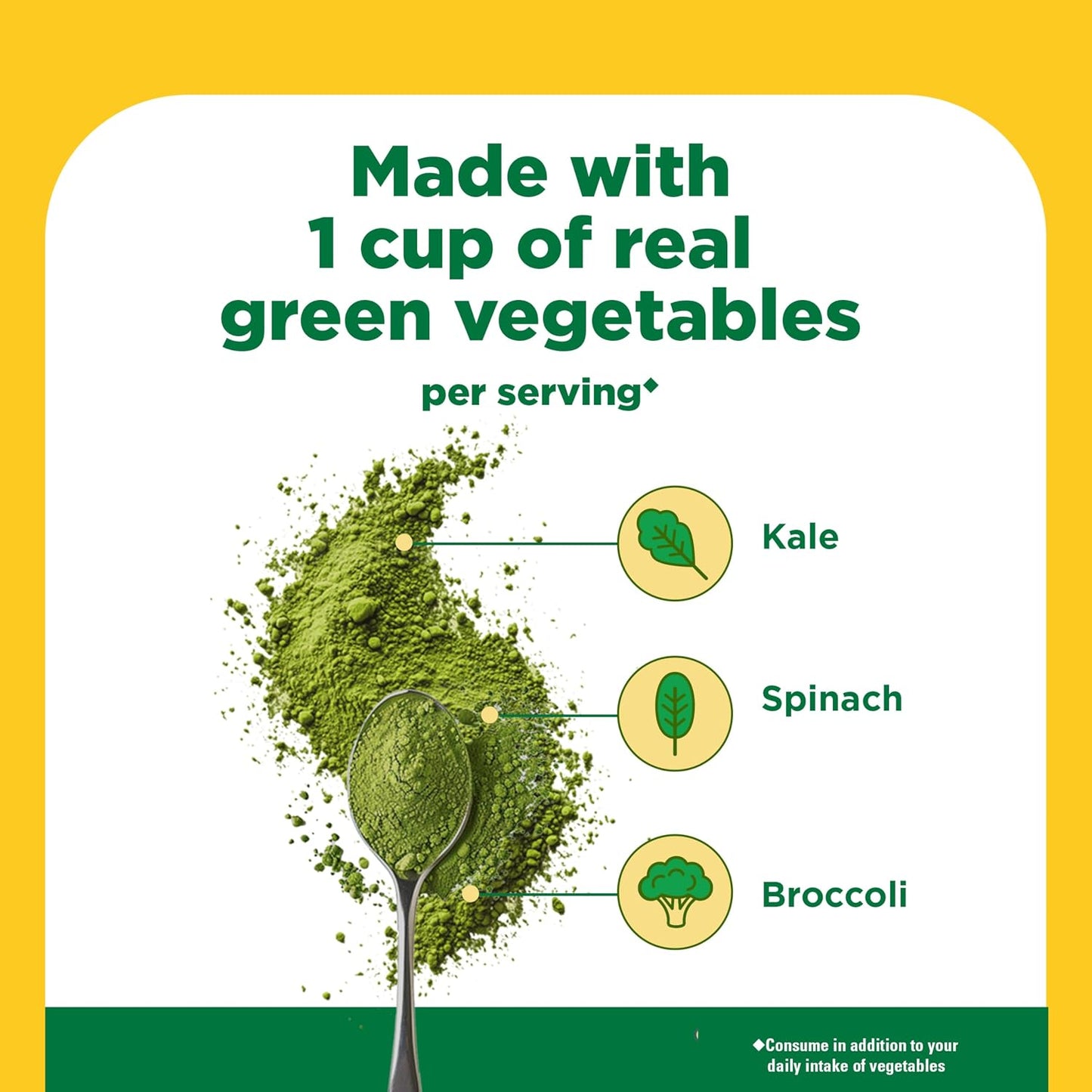 SuperGreens with Prebiotic Fiber Powder Drink Mix