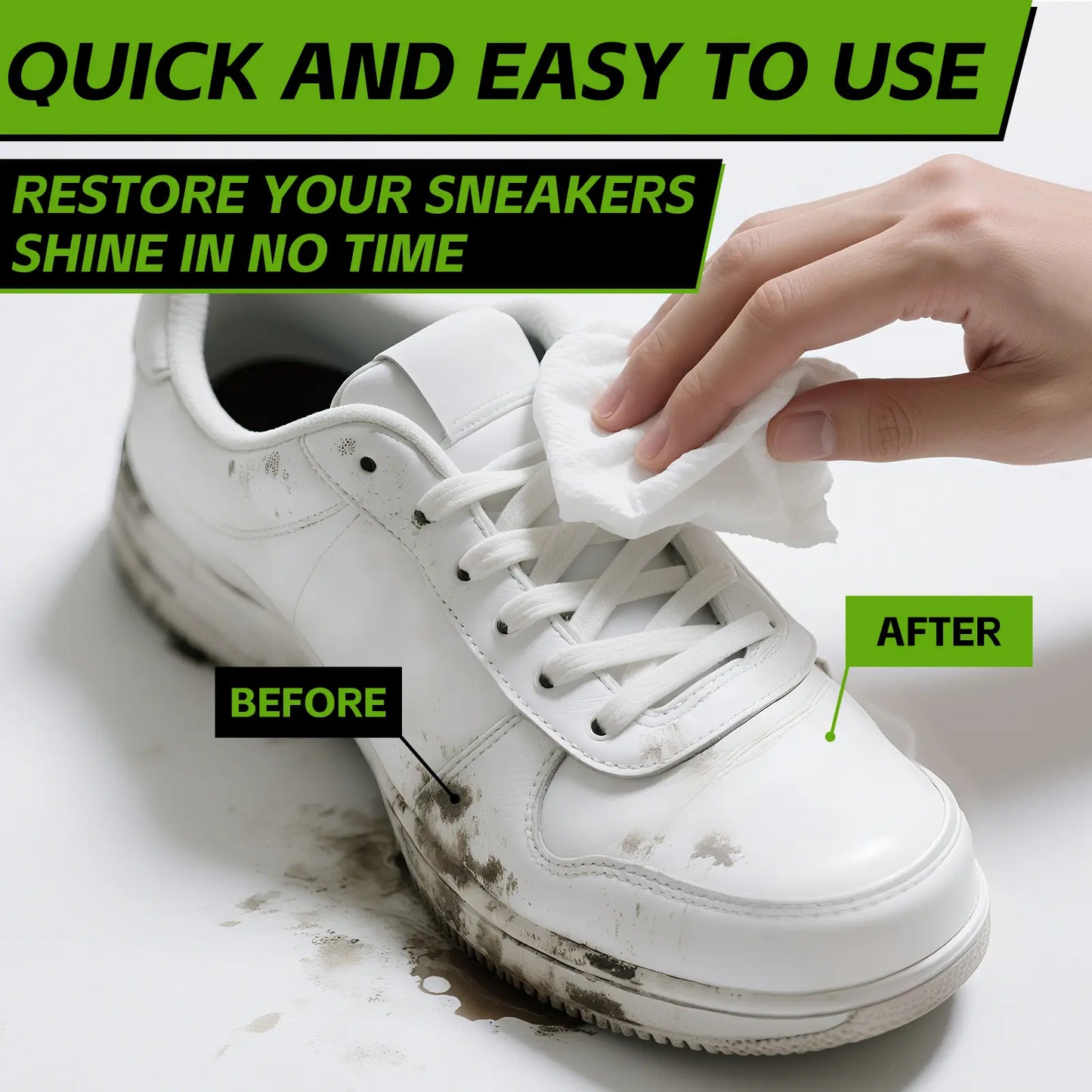 X-SMILE Shoe Care Kit (1 set): Shoe cleaning and care kit including dry cleaner, stain removal wipes, basketball shoe cleaner, and dedicated brushes