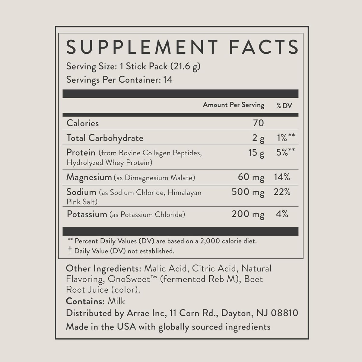 Arrae Clear Protein – Clean, Smooth, Hydrating Protein