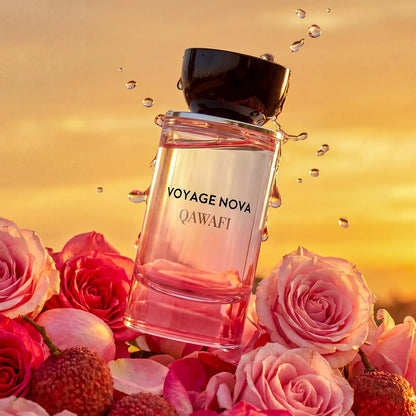 Voyage Nova | Rosey Fruity Floral | Extrait De Parfum 50ml | Long Lasting Luxury Fragrance | Daily women's perfume rose vibrant for women Summervibes Alluring summerwins,summer outifit