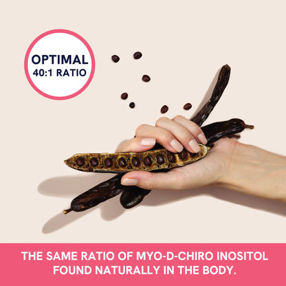 SMNutrition Myo-Inositol & D-Chiro Inositol 2000mg & 50mg for Women's Hormone Balance Ovarian Health 40:1 Ratio Vegan Gluten-Free Non-GMO - Dietary, Healthcare