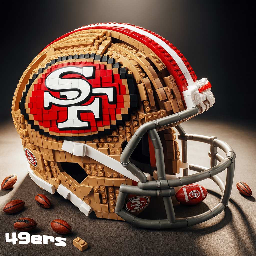 NFL Brick Helmet Collection – Creative Building Blocks Fan Gift