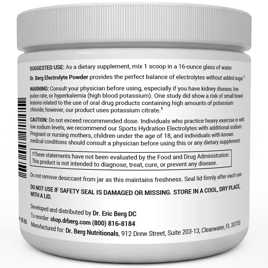 Electrolyte Powder with 1000 mg of Potassium with Magnesium