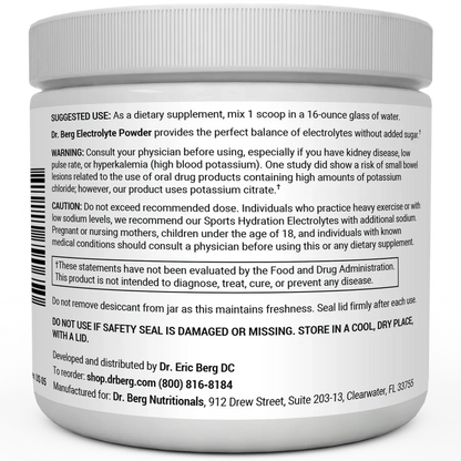 Electrolyte Powder with 1000 mg of Potassium with Magnesium