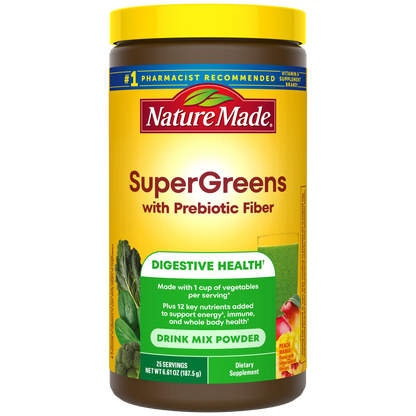 SuperGreens with Prebiotic Fiber Powder Drink Mix