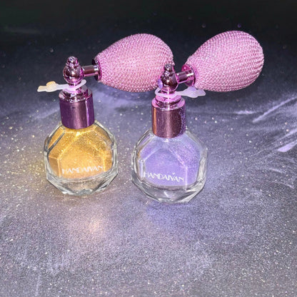 Highlighter Powder Spray Magic Shimmer - For Body, Hair, Face, Lips - Sparkle Glitter Highlighter Makeup Powder - Lightweight - Long Lasting or Women Halloween Party or Daily Wear,sunscreen, backtoschool