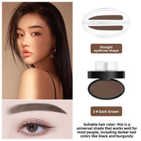 3 dark brown one word eyebrow