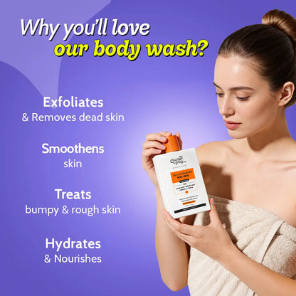 The Body Refining Combo - Brightening Body Wash 8fl oz, Exfoliating Body Wash 8fl oz & AHA Body Lotion 8fl oz | Gently Exfoliates, Helps Improve Skin Texture & Deeply Moisturizes