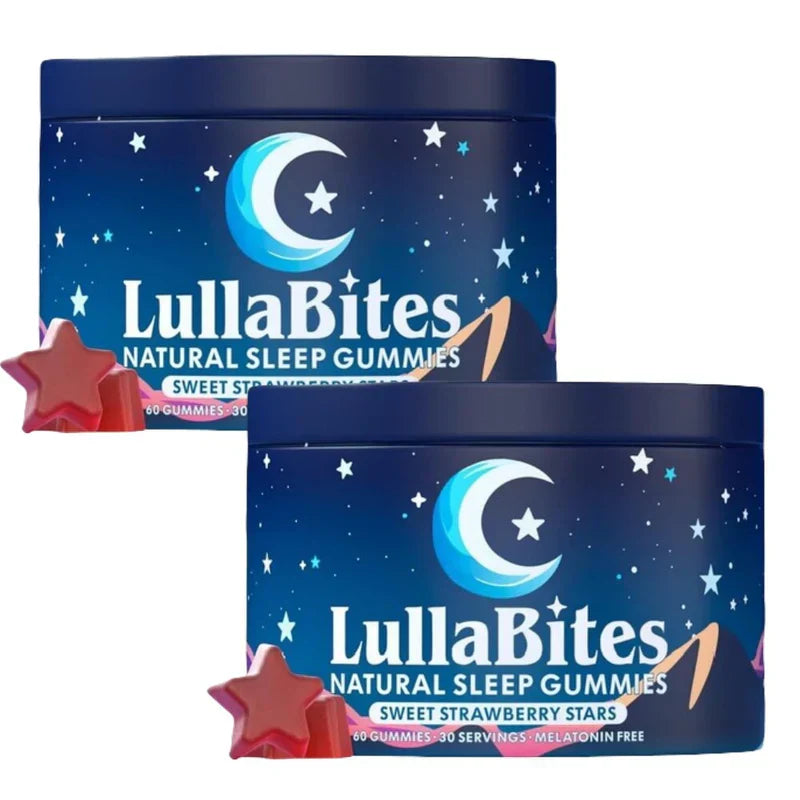 Sleep Gummies: Fall Asleep & Wake Refreshed | Natural Strawberry Stars for Restful Nights